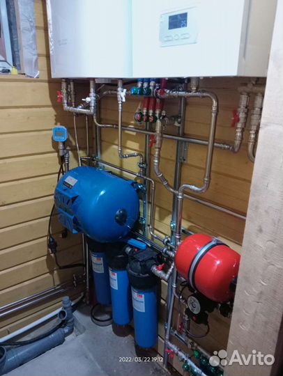 Монтаж отопления, Теплый пол, Канализация