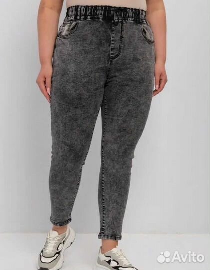 Женские зауженные джинсы от 44 до 62