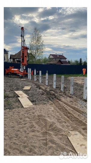 Сваи забивные железобетонные