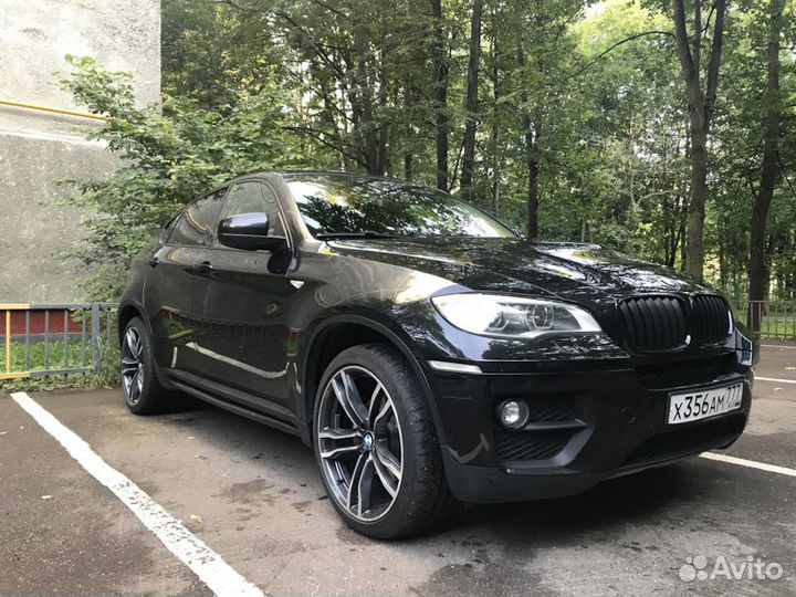 Накладки на пороги Performance x6 e71 ABS пластик