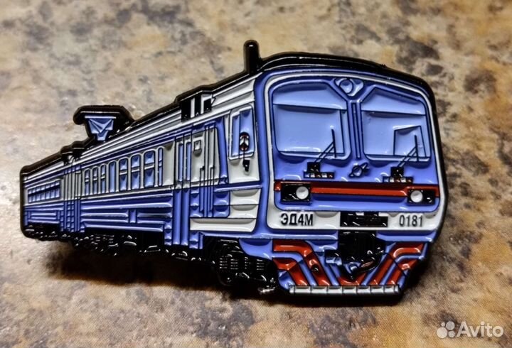 Значок поезда Эд4м. Электропоезда