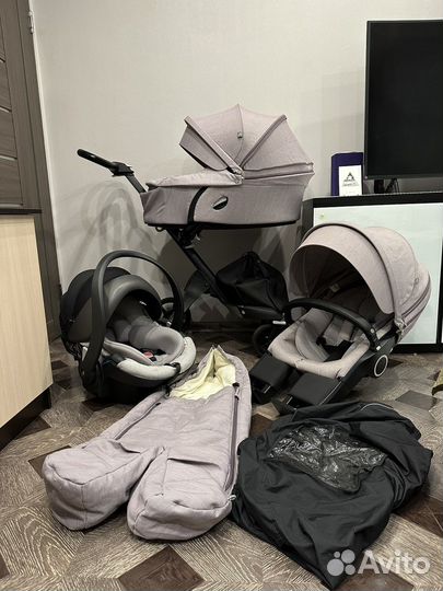 Коляска 3в1 Stokke xplory v6,как новая