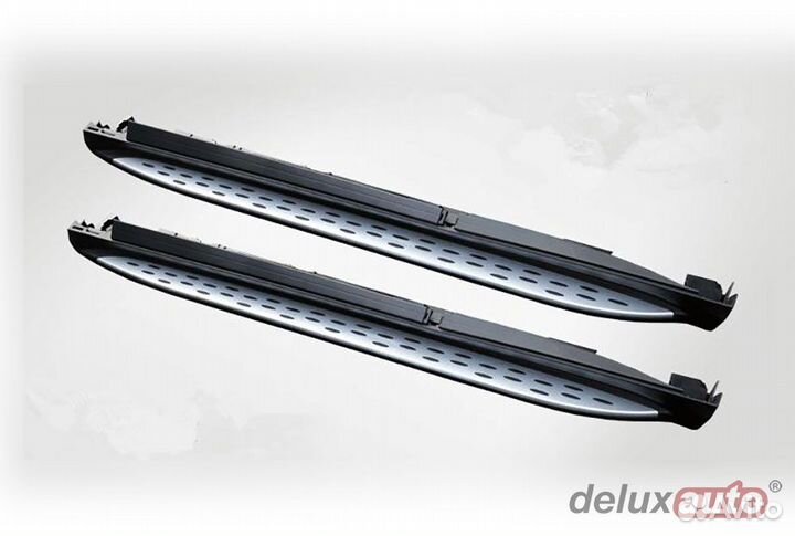 Пороги интегрированные Mercedes GLE Мерседес гле