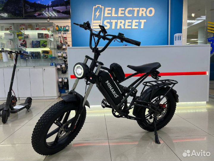 Электровелосипед Minako Fox 23Ah на дисках