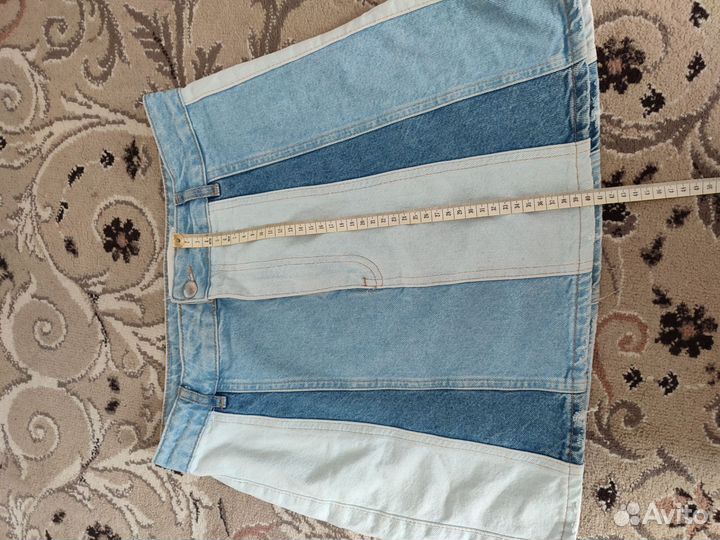 Юбки stradivarius, reserved, джинсовый сарафан
