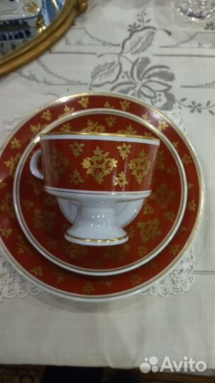 Винтаж чайное трио. Германия