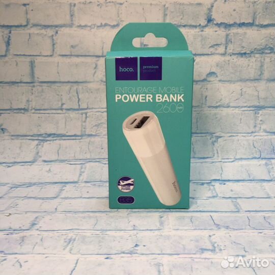 Внешний акб 2600mah hoco B35,белый