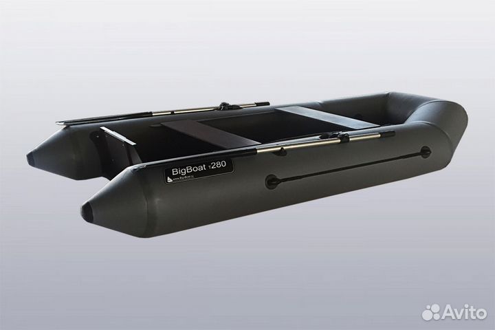 Лодка пвх Big Boat T280 серая