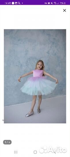 Платье для девочки 116- 122