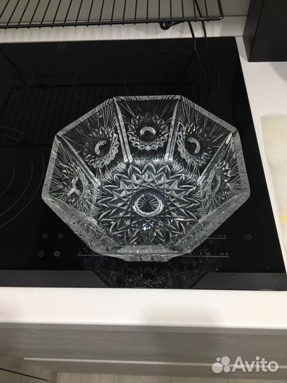 Салатник хрустальный СССР