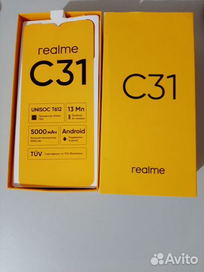 realme C31, 3/32 ГБ