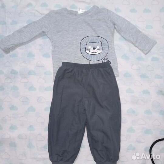 Зимний комбинезон 86 для девочки (вещи пакетом)