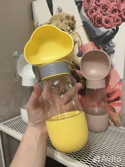 Поилка кормушка для животных дорожная