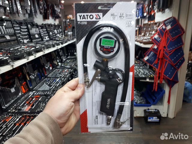 Пистолет подкачки электронный Yato