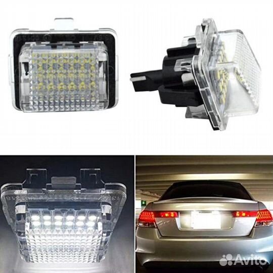 Подсветка номера Mercedes Benz