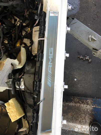 Пороги с подсветкой Mercedes CLS c218 w212