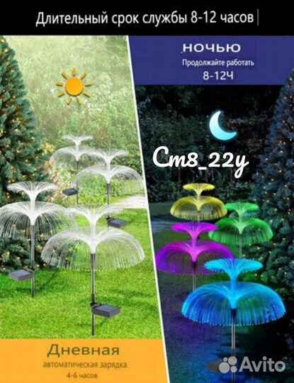 Садавы светильники на солнечной батарейки