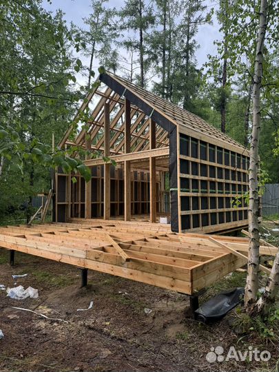 Строительство каркасных домов барнхаус афрейм