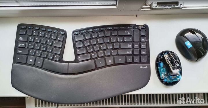 Мышь + клавиатура беспроводная Microsoft Sculpt