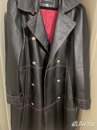 Кожаный плащ