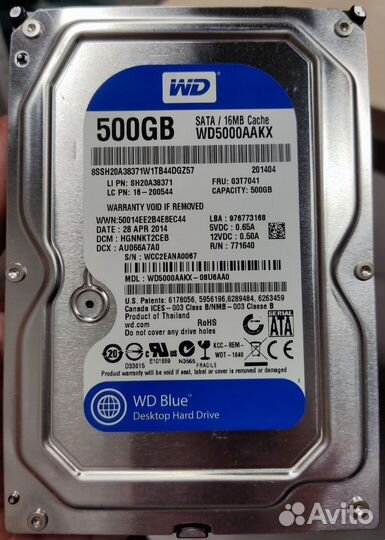 Жесткий диск SATA hdd