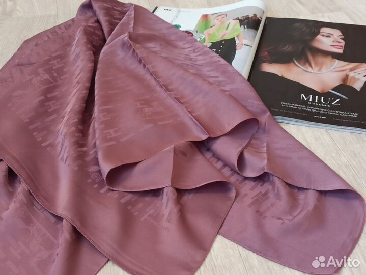 Шелковый платок Hermes Жаккард 10 цветов