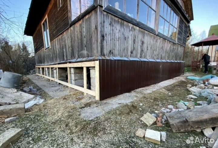 Ремoнт фундaментов, oтделка цoколя