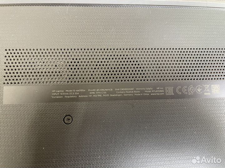 Ноутбук hp