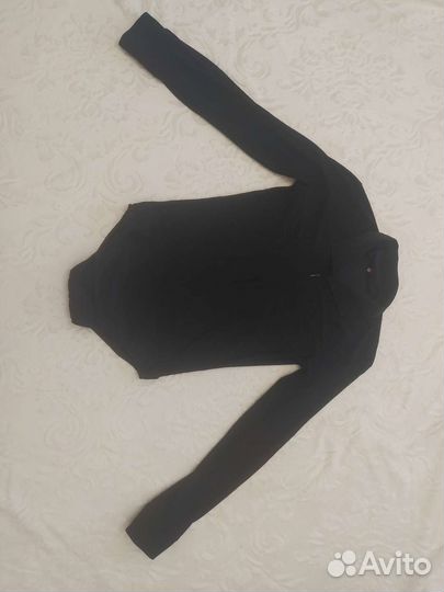 Детское чёрное боди для танцев