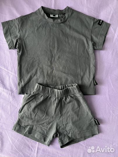 Костюм детский летний. Футболка и шорты. 86