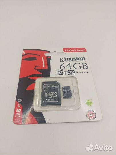 Карта памяти MicroSD 64-GB