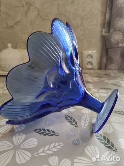 Ваза цветное стекло СССР