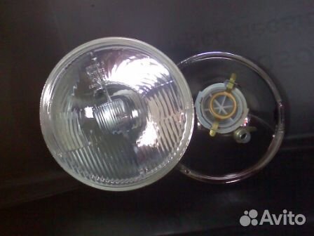 Оптика фары с/подсв. прост