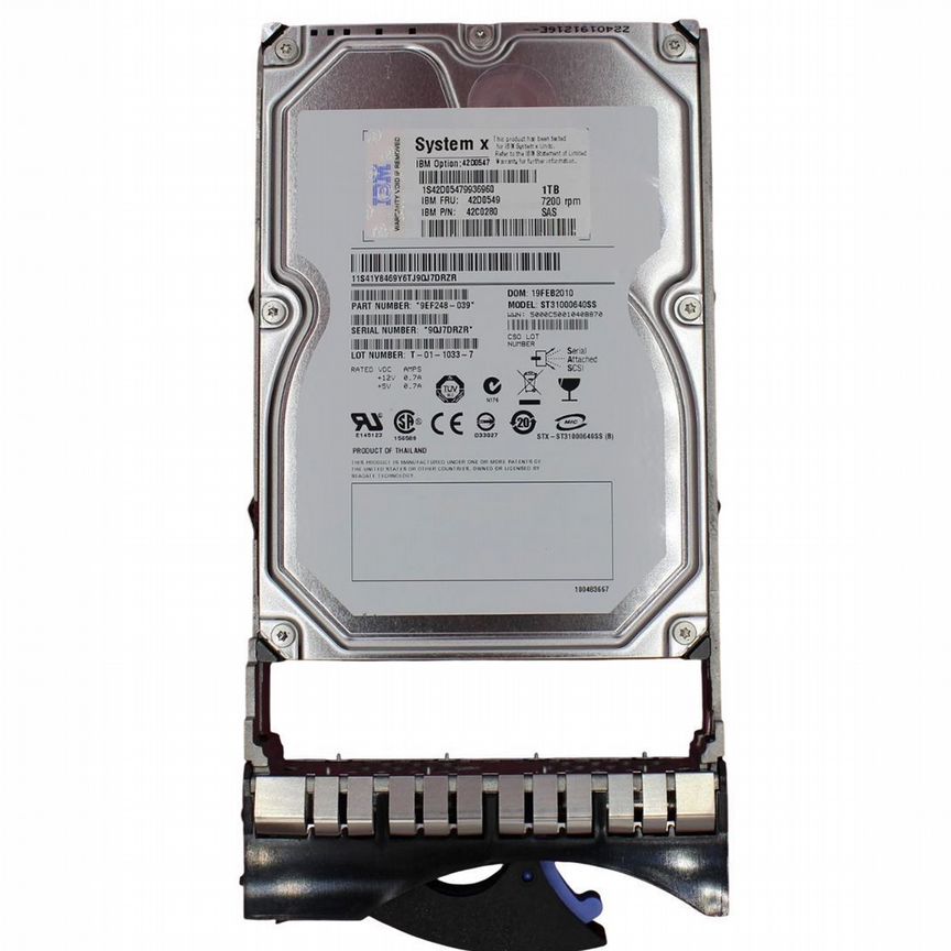 [42D0549] Жесткий Диск Ibm 1tb Sas 3,5" Hdd 42d0549