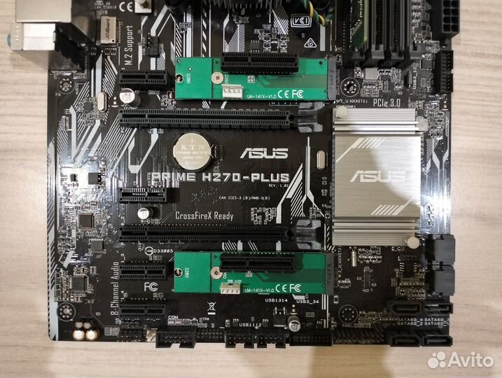 Asus prime H270-plus (комплект на 8 видеокарт)