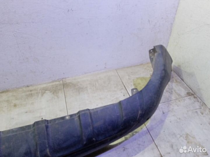 Юбка бампера заднего Ауди