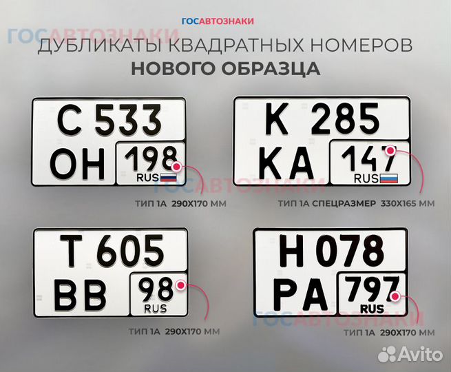 Дубликаты гос. номеров в Твери