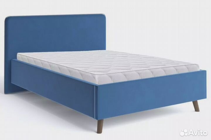 Интерьерная кровать Ванесса 160 с мягкой спинкой д