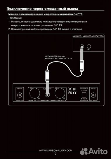 MadBoy U-tube 20R комплект беспроводных микрофонов