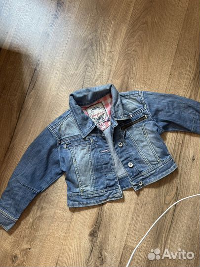 Куртка джинсовая для девочки 122-128 Италия