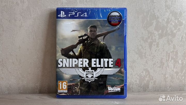 Sniper Elite 4 ps4 Новый диск