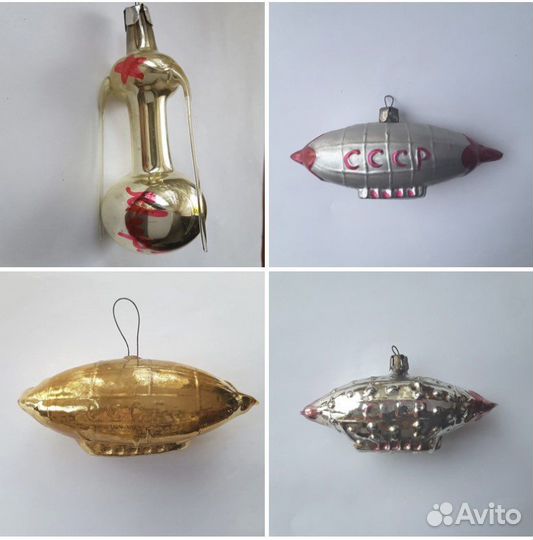 Старые елочные игрушки