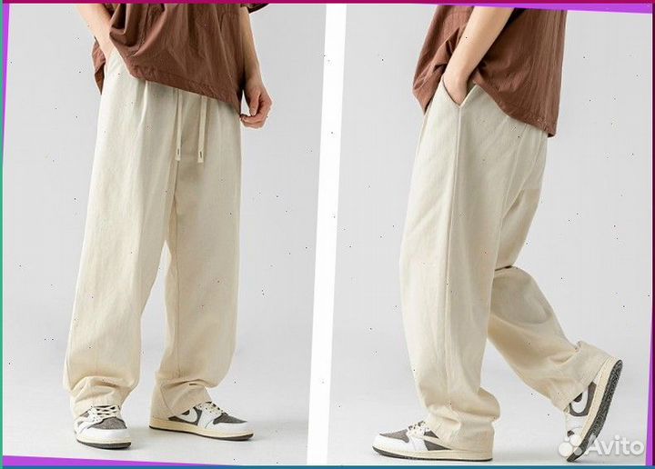 Спортивные широкие штаны карго (S - XXL)