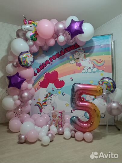 Баннер на день рождения