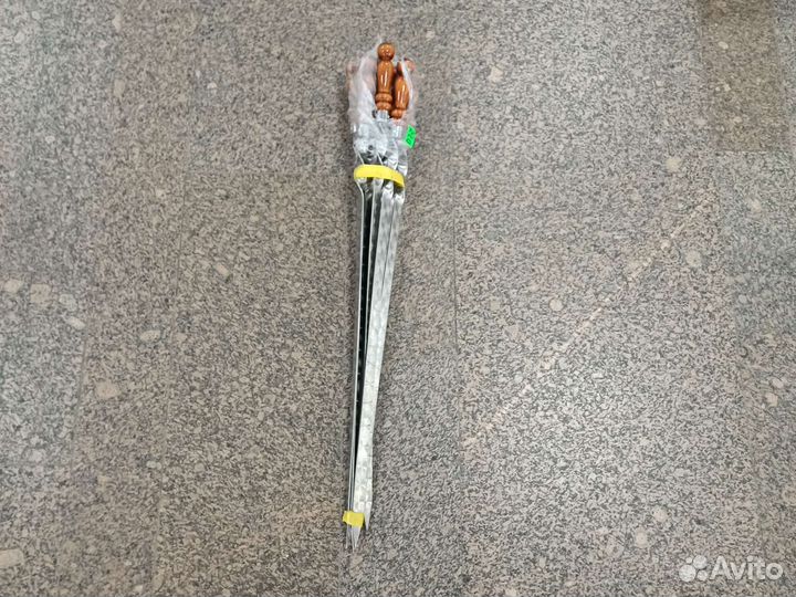 Шампура для люля с деревянной ручкой