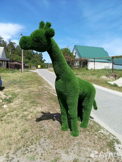 Жираф топиарная фигура