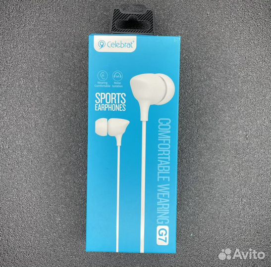 Наушники Celebrat Белые