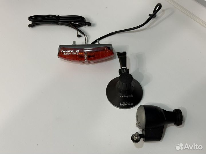 Комплект велофонарей Basta динамо-машина AXA
