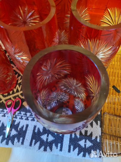 Ваза хрустальная Астра