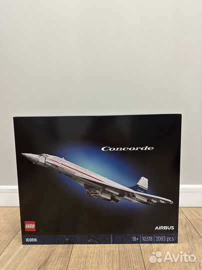 Lego самолет Concorde 10318